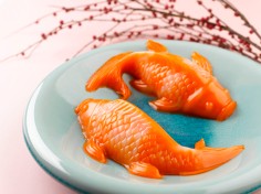 Gold Leaf Double Fish Glutinous Rice Cake