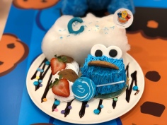Cookie Monster's double chocolate cake ($18.90)